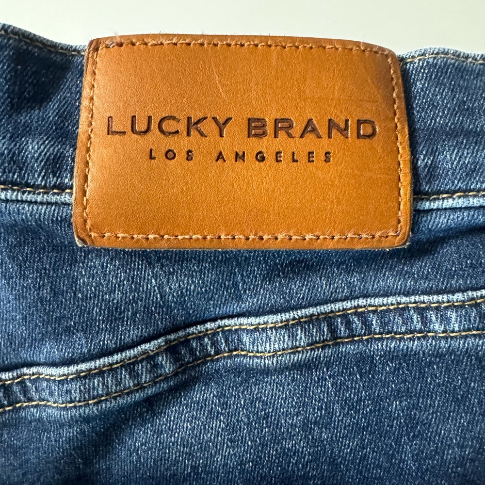 Lucky Brand π Ava Mid Rise Distressed Skinny Size 4 - Picture 11 of 15
